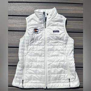 White Patagonia Puffy Vest